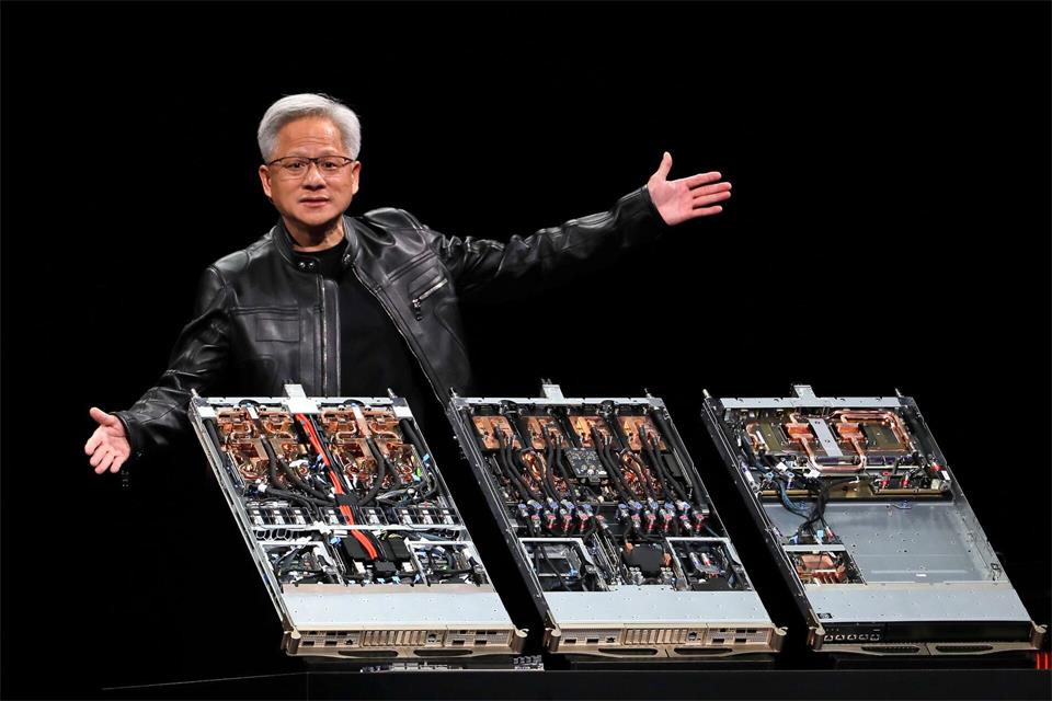 Die Bundesregierung will mit Nvidia zusammenarbeiten. (Archivbild)Chiang Ying-ying/AP/dpa