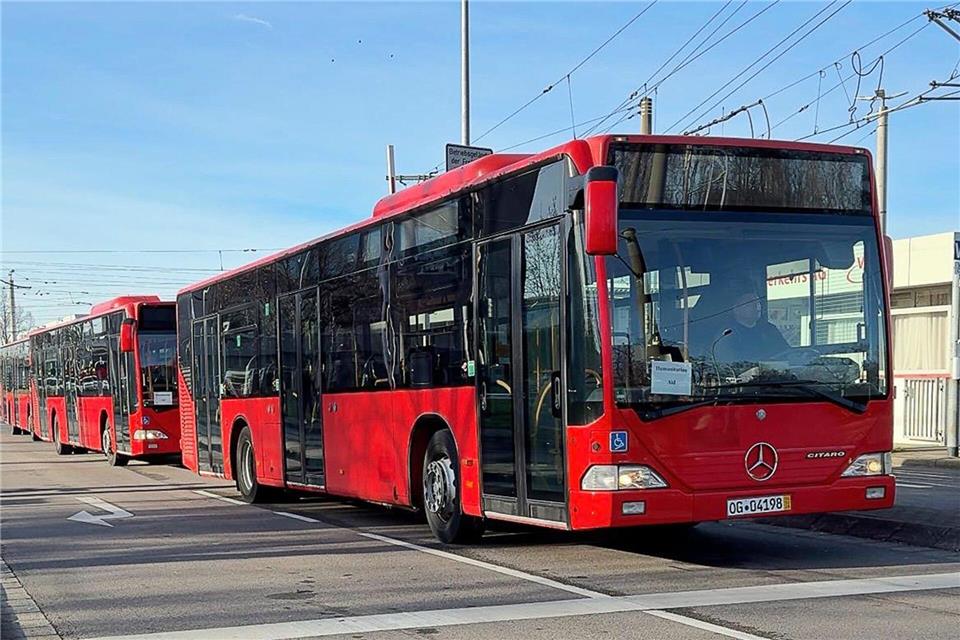 Die Busse sollen in Kiew zum Einsatz kommen. Vack/VAG Freiburg/dpa