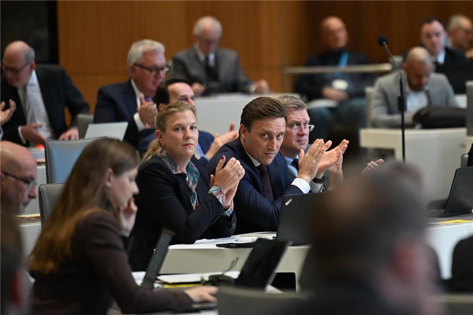 Die CDU-Fraktion um Sebastian Lechner schließt eine Zusammenarbeit mit der AfD aus. (Archivbild)Shireen Broszies/dpa