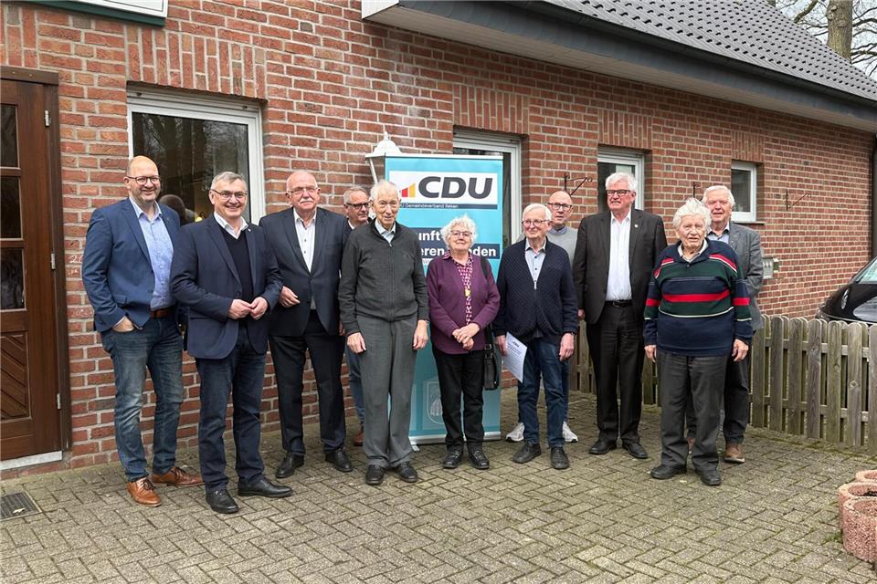 Die CDU Reken hat jetzt langjährige Mitglieder geehrt.