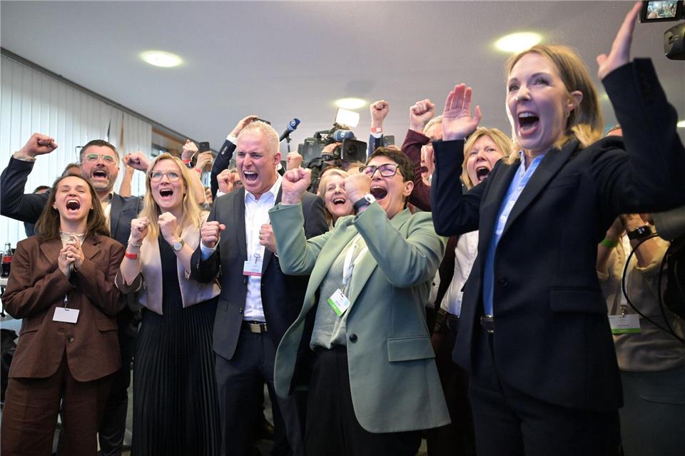 Die CDU hat die Wahl gewonnen. Hannes Albert/dpa