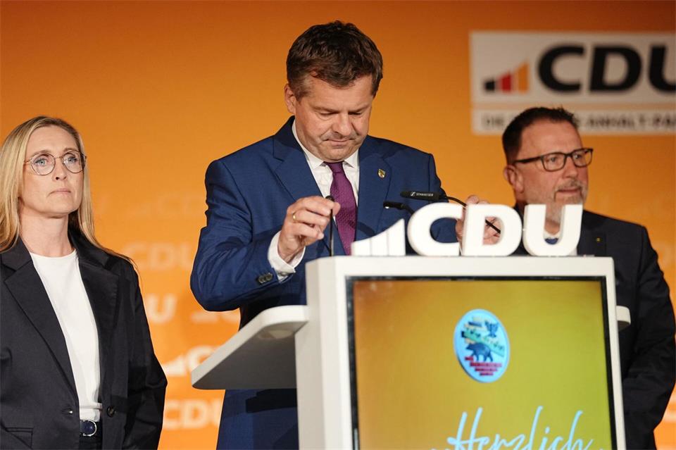 Die CDU hat ihren Stimmenanteil halbiert.Kay Nietfeld/dpa