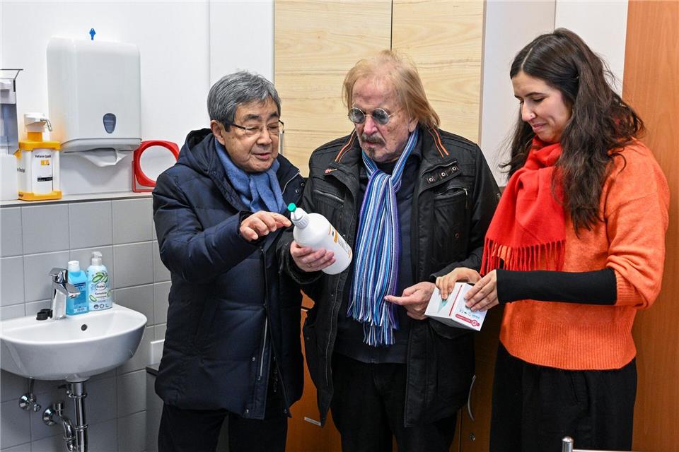 Die Caritas-Ambulanz ist laut Zander „ganz wichtig für Berlin“.Jens Kalaene/dpa