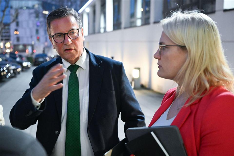 Die Christdemokraten sind angefasst.Bernd Weißbrod/dpa