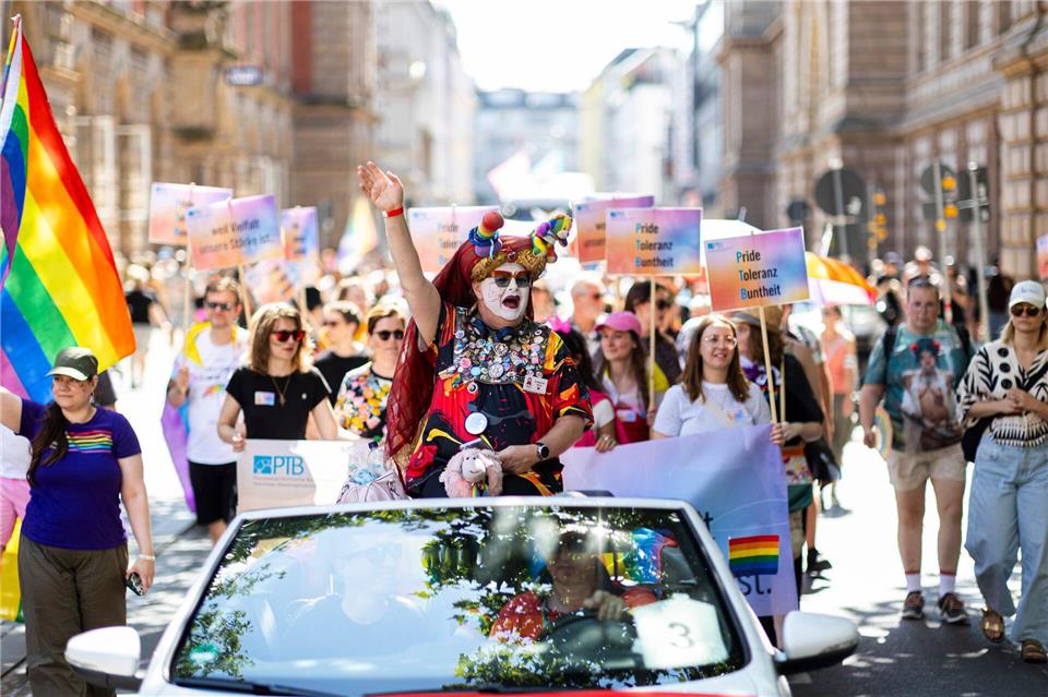 Die Demonstration verlief friedlich.Michael Matthey/dpa