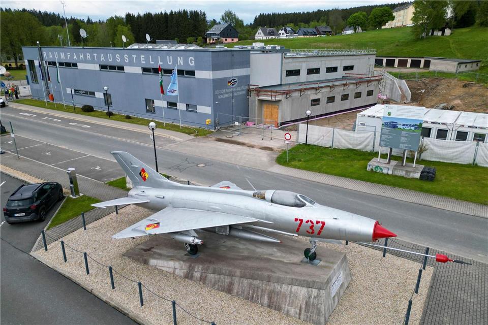Die Deutsche Raumfahrtausstellung im Vogtland will Besucher künftig auf einen virtuellen Flug ins All schicken. Jan Woitas/dpa