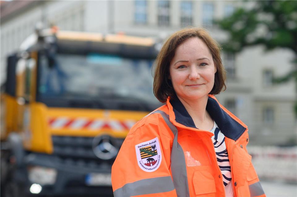 Die Diplom-Bauingenieurin Gesine Braun ist neue Präsidentin der Landesstraßenbaubehörde. Klaus-Dietmar Gabbert/dpa