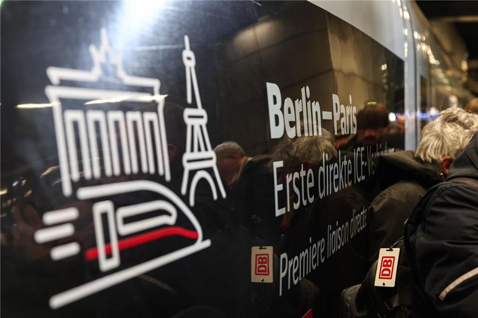 Die Direktverbindung zwischen Paris und Berlin könnte ausgebaut werden. (Archivbild) Hannes P. Albert/dpa