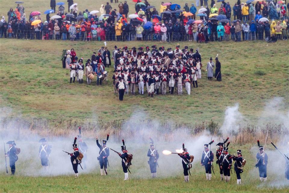 Die Doppelschlacht von Jena und Auerstedt im Oktober 1806 endete mit einer schweren Niederlage für Preußen.Michael Reichel/dpa