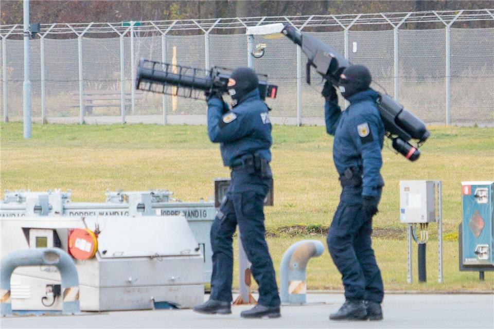 Die Drohnenabwehreinheit der Bundespolizei wurde im Dezember in Dienst gestellt. (Archivfoto)Carsten Koall/dpa