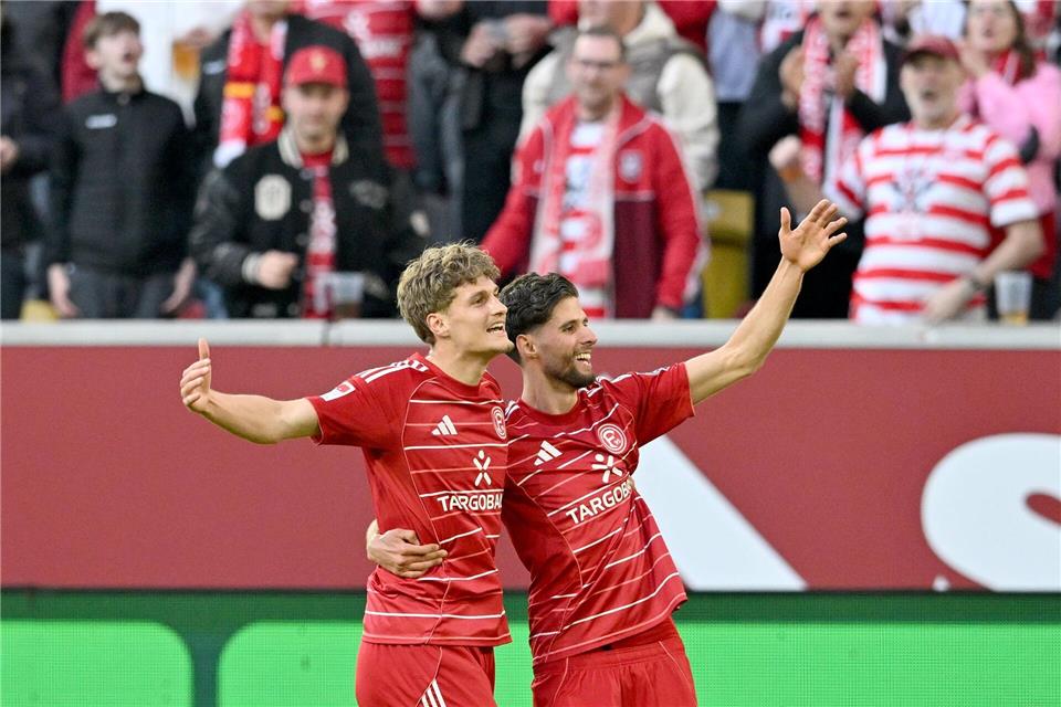 Die Düsseldorfer haben seit längerer Zeit mal wieder Grund zur Freude.Anke Waelischmiller/dpa