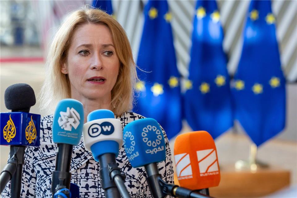 Die EU-Außenbeauftragte Kallas glaubt, Putin sei nicht an Gesprächen interessiert. (Archivbild)Geert Vanden Wijngaert/AP/dpa