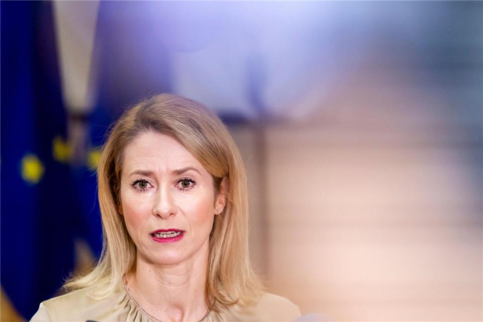 Die EU-Außenbeauftragten Kaja Kallas sieht trotz der neuen US-Sicherheitsstrategie eine weiterhin enge Allianz zwischen den USA und Europa. (Archivbild)Geert Vanden Wijngaert/AP/dpa