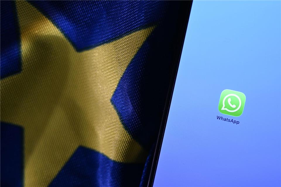 Die EU-Kommission nimmt WhatsApp genau ins Visier. (Symbolbild)Markus Lenhardt/dpa