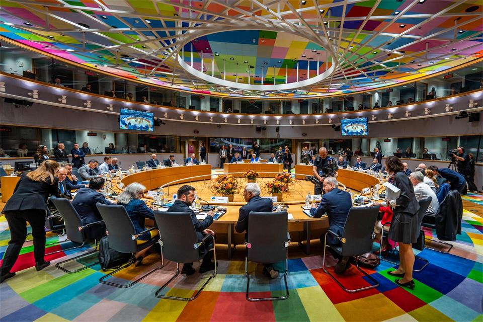 Die EU-Staaten verstünden die Position der Ukraine, sagte Selenskyj in Brüssel.Michael Kappeler/dpa-Pool/dpa
