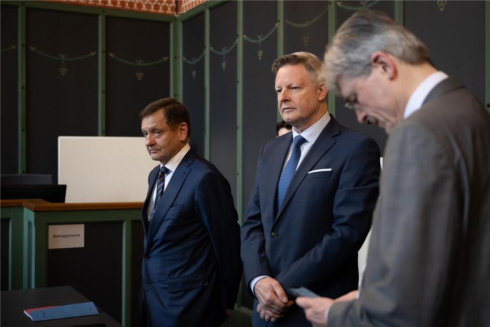 Die Eigentümerfirma des Gebäudes hat eine Räumungsklage eingereicht, sie will die AfD dort nicht länger als Mieter dulden.Soeren Stache/dpa