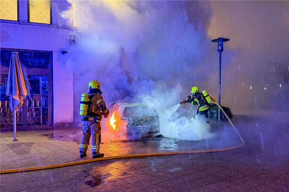 Die Einbrecher entkamen.Marco Schweiger/Feuerwehr Detmold/dpa