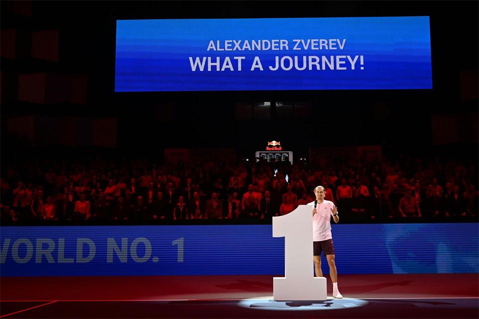 Die Eins neben der Eins: Alexander Zverev.Helmut Fohringer/APA/dpa