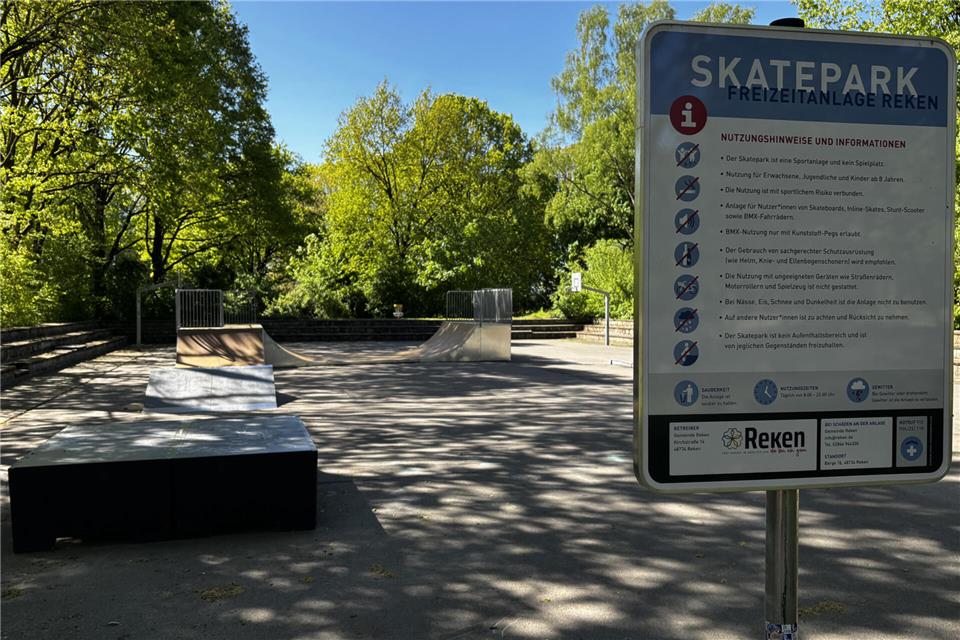 Die Elemente im Skatepark wurden neu angeordnet. Am 9. Mai gibt es dort einen Workshop des Jugendwerks.