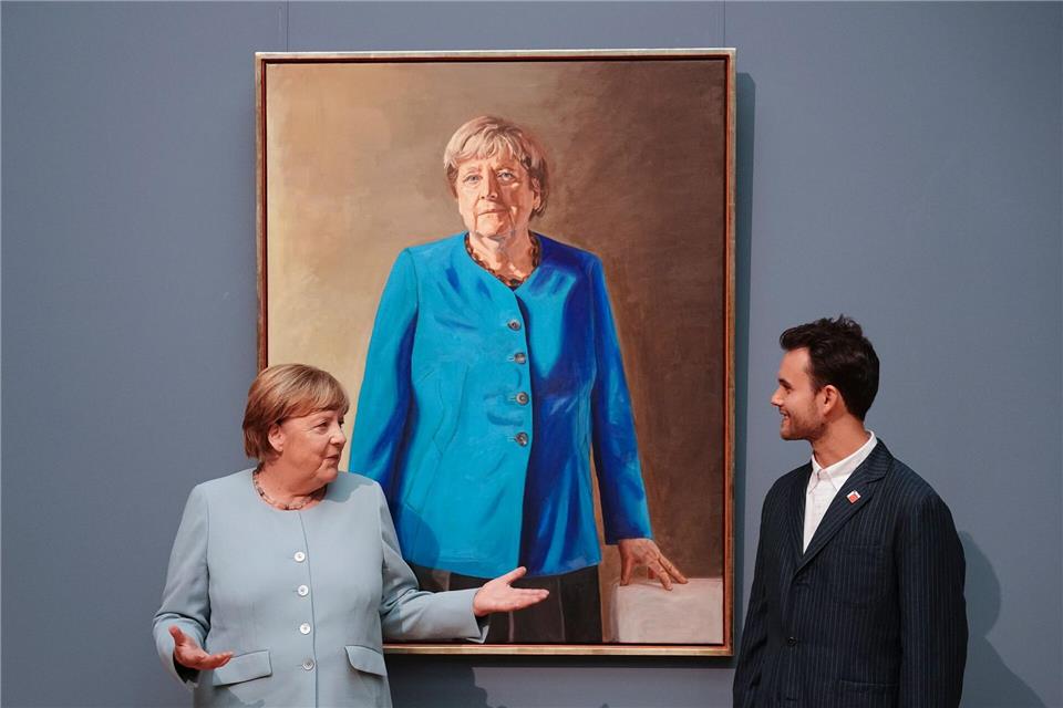 Die Entstehung des Porträts war ein monatelanger Prozess.Kay Nietfeld/dpa