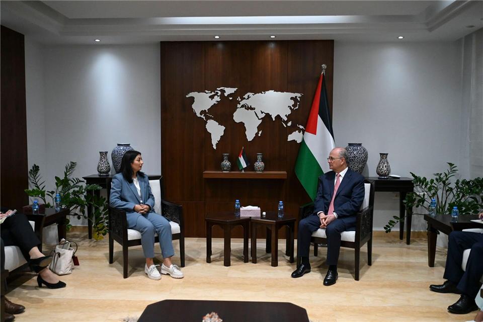 Die Entwicklungsministerin, Reem Alabali Radovan (SPD), hatte Ende August den Ministerpräsidenten der Palästinensischen Autonomiebehörde, Mohammed Mustafa, in Ramallah besucht.  (Archivfoto)Katharina Kausche/dpa