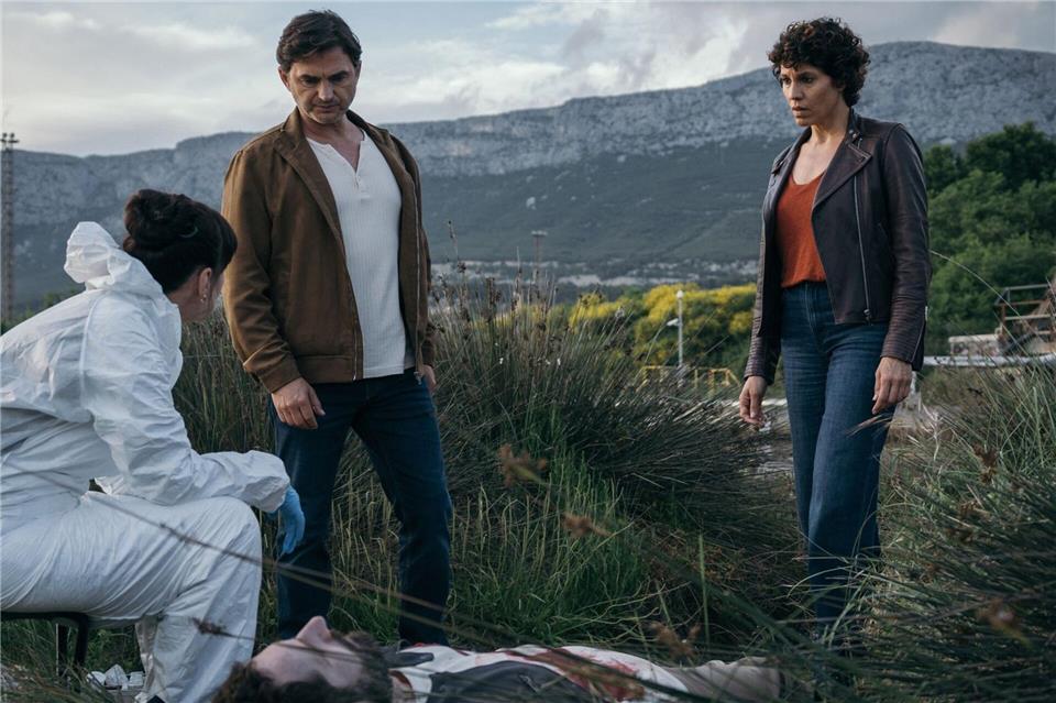 Die Ermittler am Tatort.Carolina Hellsgard/ARD Degeto Film/Constantin TV/Sinisa Glogoski/dpa