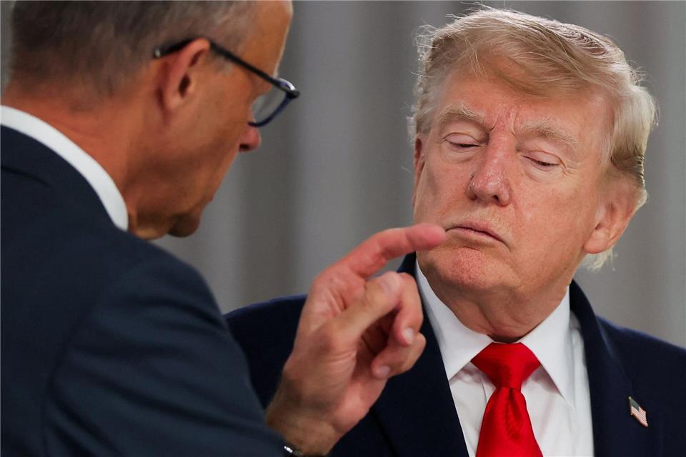 Die Ermittlungen zu Arzneimittelpreisen könnten Spannungen zwischen Merz und Trump auslösen. (Archivbild)Christian Hartmann/Pool Reuters/AP/dpa