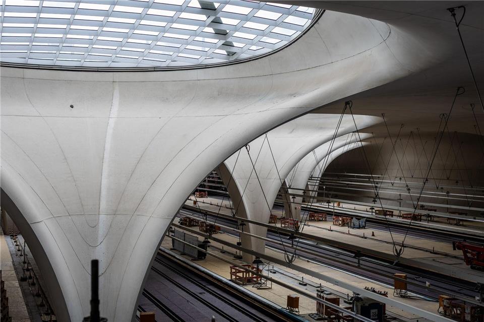 Die Eröffnung von Stuttgart 21 könnte sich Medienberichten zufolge weiter verzögern. (Archivbild)Christoph Schmidt/dpa