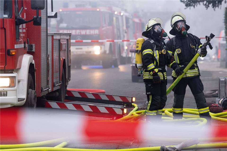 Die Explosion machte das Haus unbewohnbar. (Symbolbild)Boris Roessler/dpa