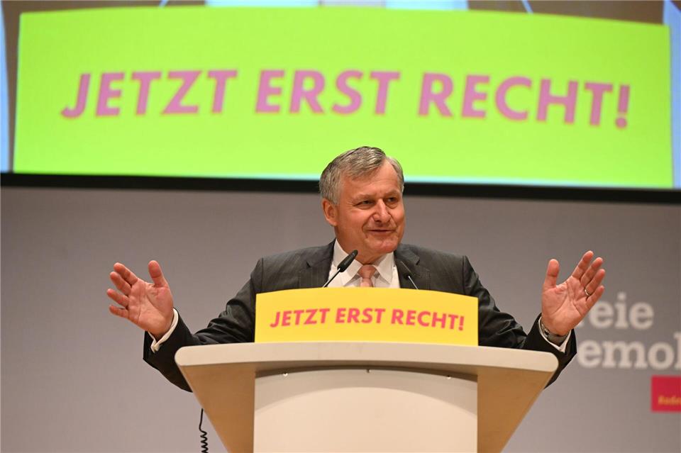 Die FDP holte ersten Hochrechnungen zufolge 4,5 Prozent bei der Landtagswahl. Uli Deck/dpa