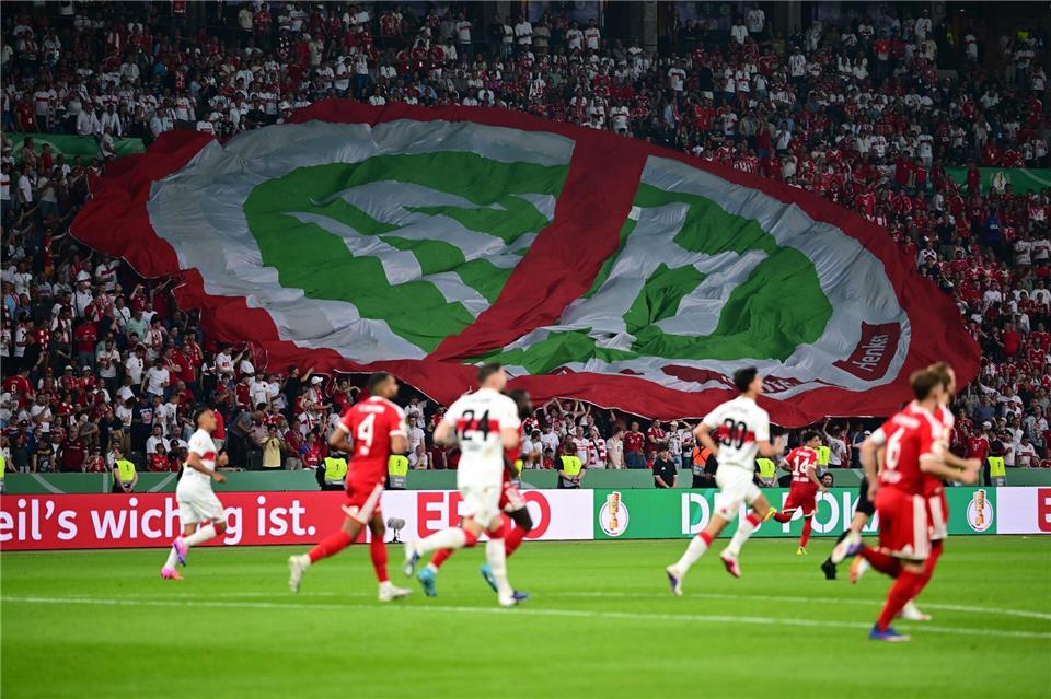 Die Fanlager protestieren gegen den DFB.Sebastian Gollnow/dpa