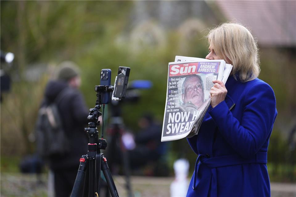 Die Festnahme des Ex-Prinzen sorgt für Aufregung.Jordan Pettitt/PA Wire/dpa