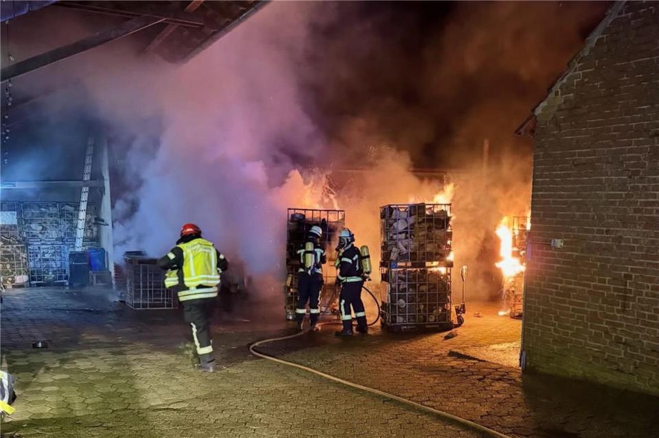 Die Feuerwehr ist am Montag zu einem Brand nach Klein Reken ausgerückt.