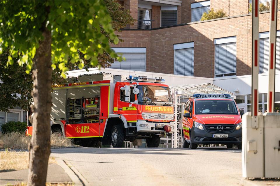 Die Feuerwehr ist im Einsatz.Silas Stein/dpa