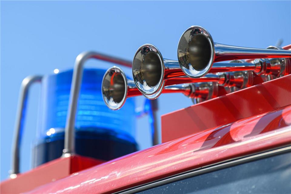 Die Feuerwehr löschte den Brand am Mittwochnachmittag. (Symbolbild)Robert Michael/dpa-Zentralbild/dpa