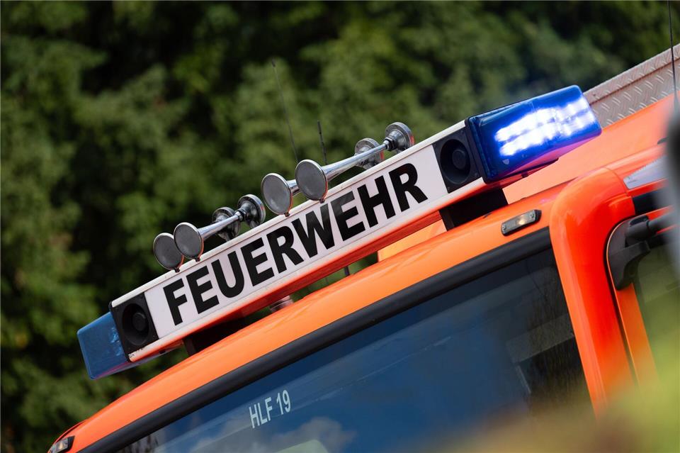 Die Feuerwehr rettete den Mann aus der Donau. (Symbolbild)Marijan Murat/dpa