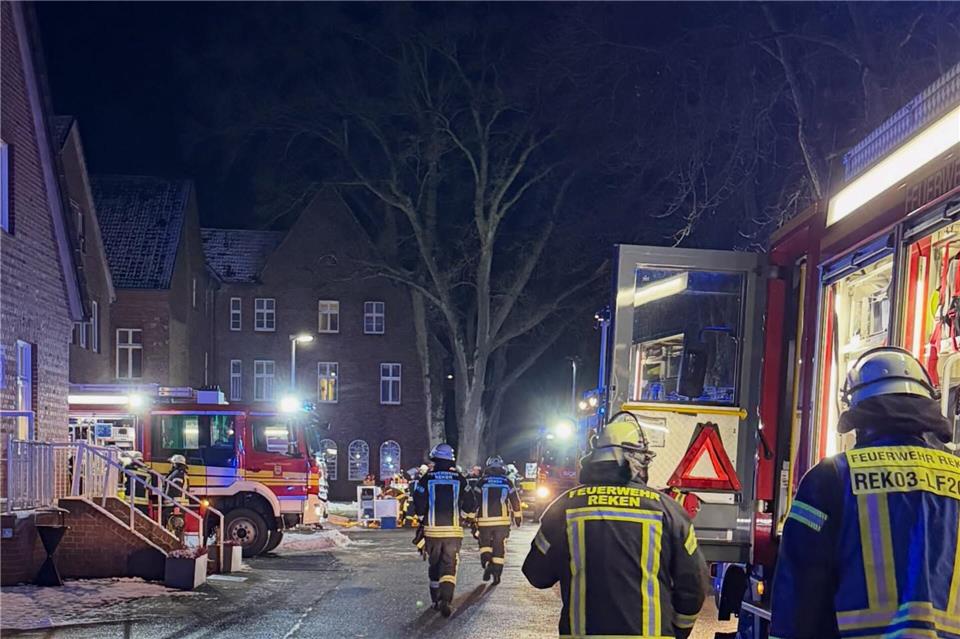 Die Feuerwehr rückte vergangene Nacht zu einem Brand nach Maria Veen raus.