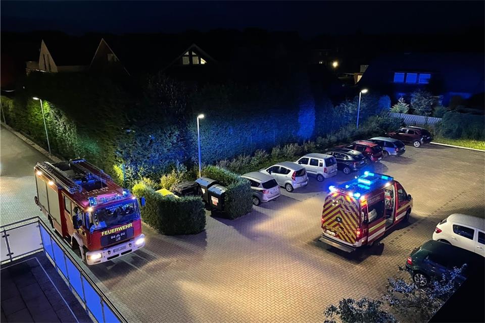 Die Feuerwehr war am Samstagabend an der Gartenstraße im Einsatz.