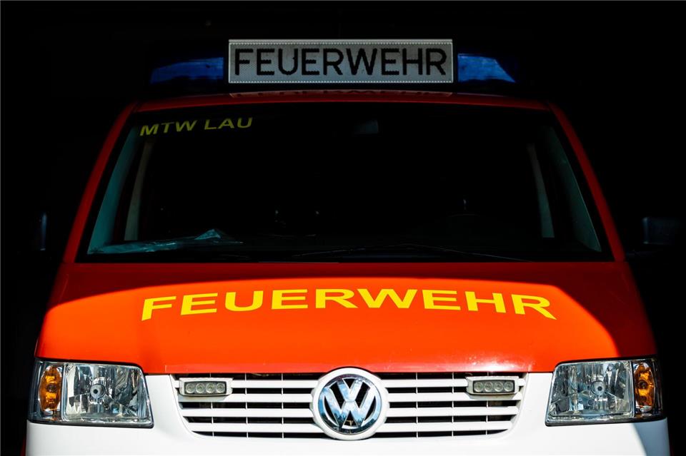 Die Feuerwehr war mit einem Fahrzeug und drei Einsatzkräften zu dem Kater gefahren. (Symbolbild)Moritz Frankenberg/dpa