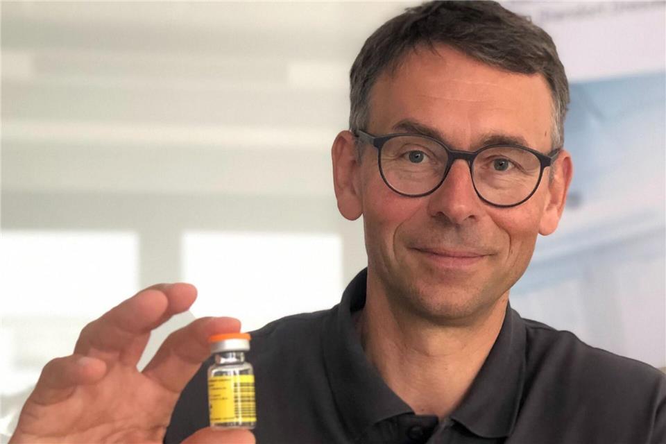 Die Firma Rotop Pharmaka GmbH in Dresden-Rossendorf weitet ihre Produktion von Radiopharmaka aus (Archivbild). Christiane Raatz/dpa-Zentralbild/dpa