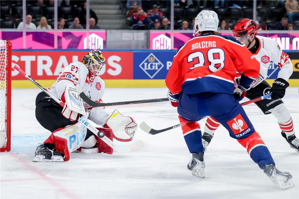Die Fischtown Pinguins Bremerhaven in der Champions League.Christian Merz/KEYSTONE/dpa