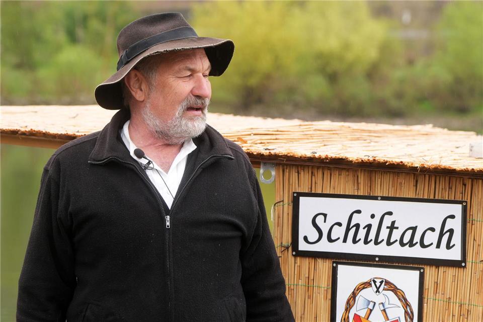 Die Flößer waren schon auf mehreren deutschen Flüssen unterwegs.Thomas Frey/dpa