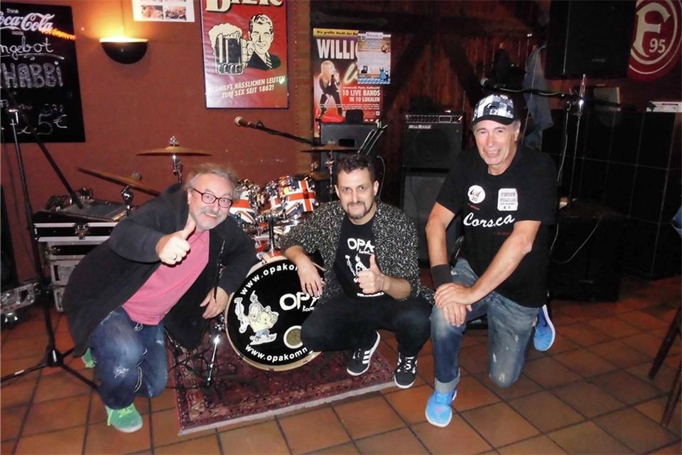 Die Formation „Opa kommt“ wird heute Abend in Raesfeld Musik machen.