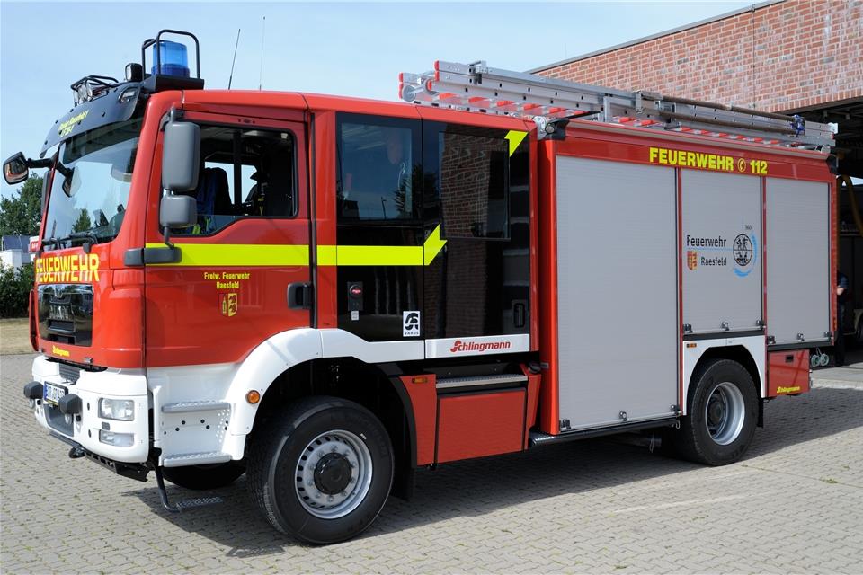 Die Freiwillige Feuerwehr Raesfeld hat ein neues Löschfahrzeug erhalten.