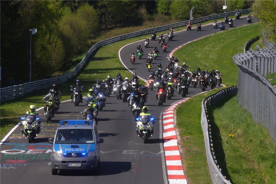 Die Freude am Motorradfahren ist ungebrochen. (Archivbild)Thomas Frey/dpa
