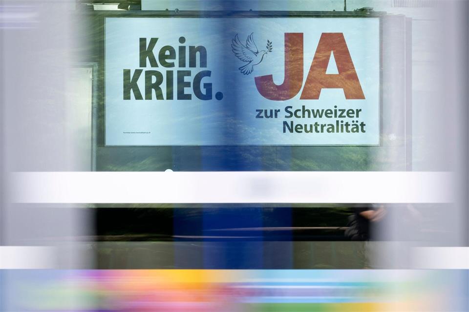 Die Friedenstaube auf den Plakaten hat Gegner auf die Palme gebracht (Archivbild)Andreas Becker/KEYSTONE/dpa