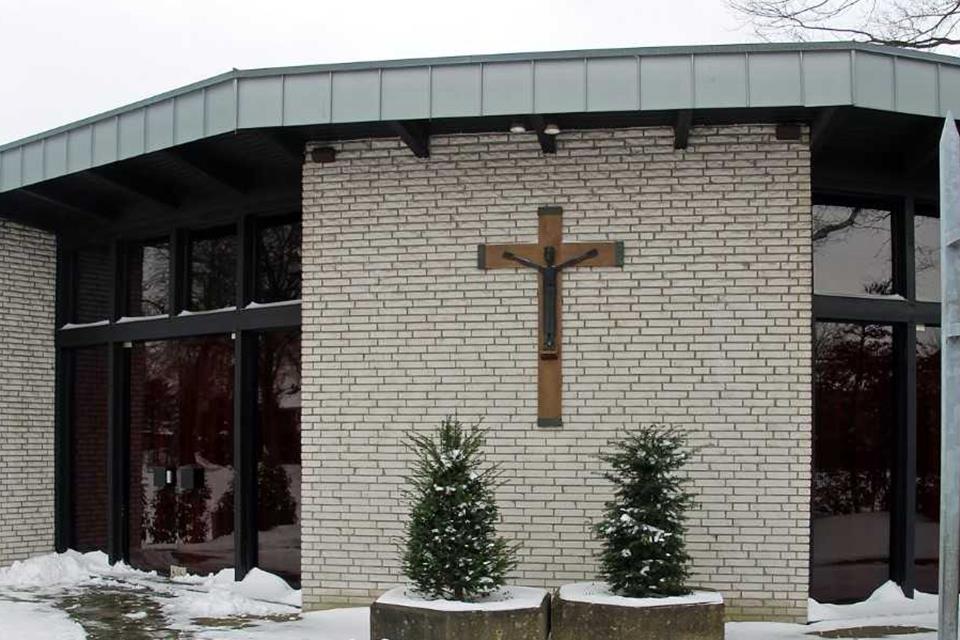 Die Friedhofskapelle in Erle.