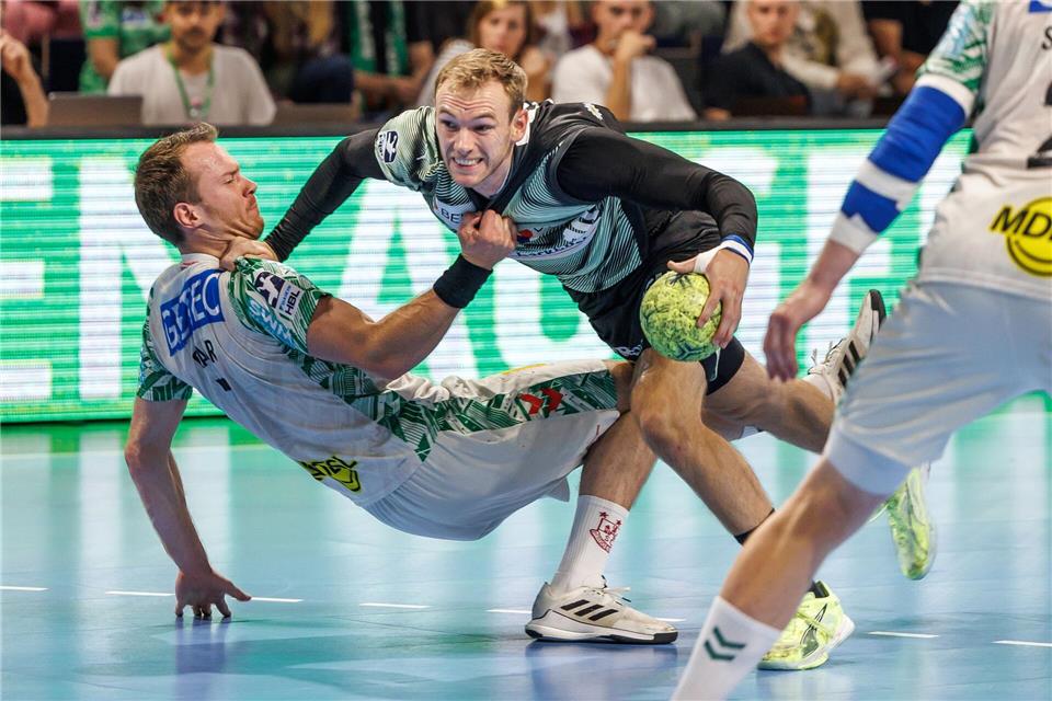 Die Füchse Berlin brauchen Welthandballer Mathias Gidsel in Bestform. (Archivbild)Andreas Gora/dpa
