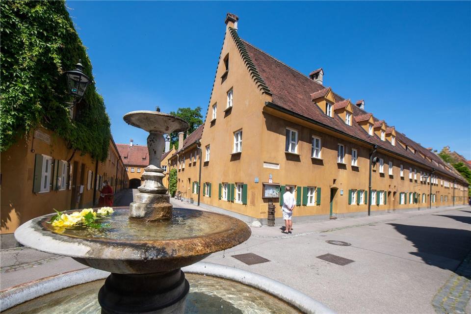Die Fuggerei gibt es seit mehr als 500 Jahren und sie gilt als älteste Sozialsiedlung der Welt. (Archivbild)Stefan Puchner/dpa