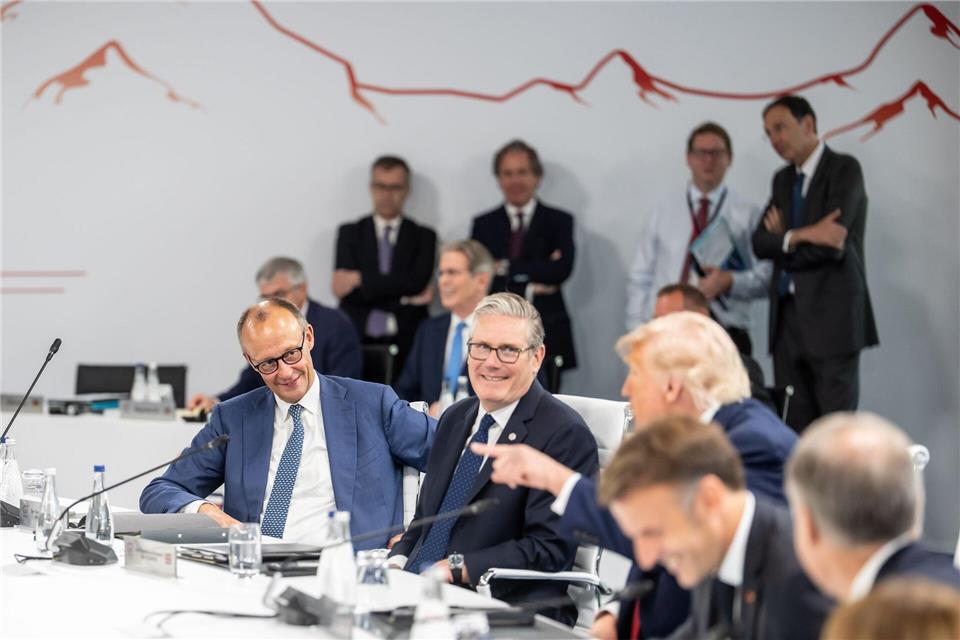 Die G7-Staaten konnten sich in diesem Jahr gleich auf mehrere Erklärungen einigen. Michael Kappeler/dpa-Pool/dpa